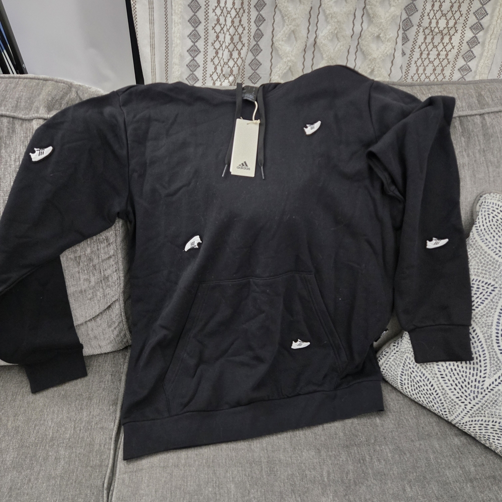 Adidas Black Men's Hoodie Sweater